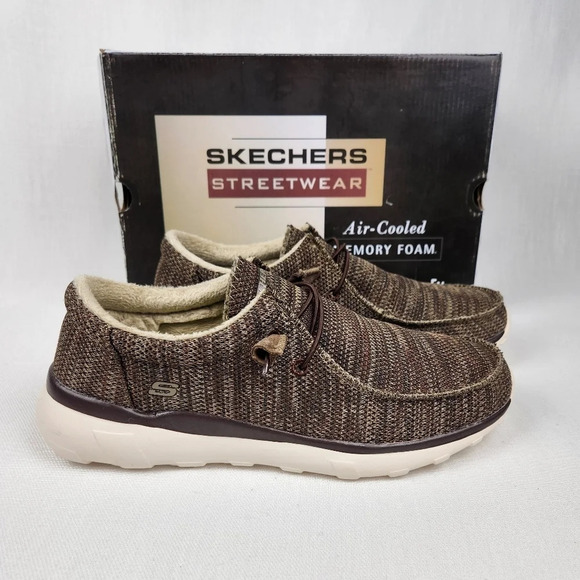 Skechers Faux Fur Lined Casual Loafers - Picture 2 of 9